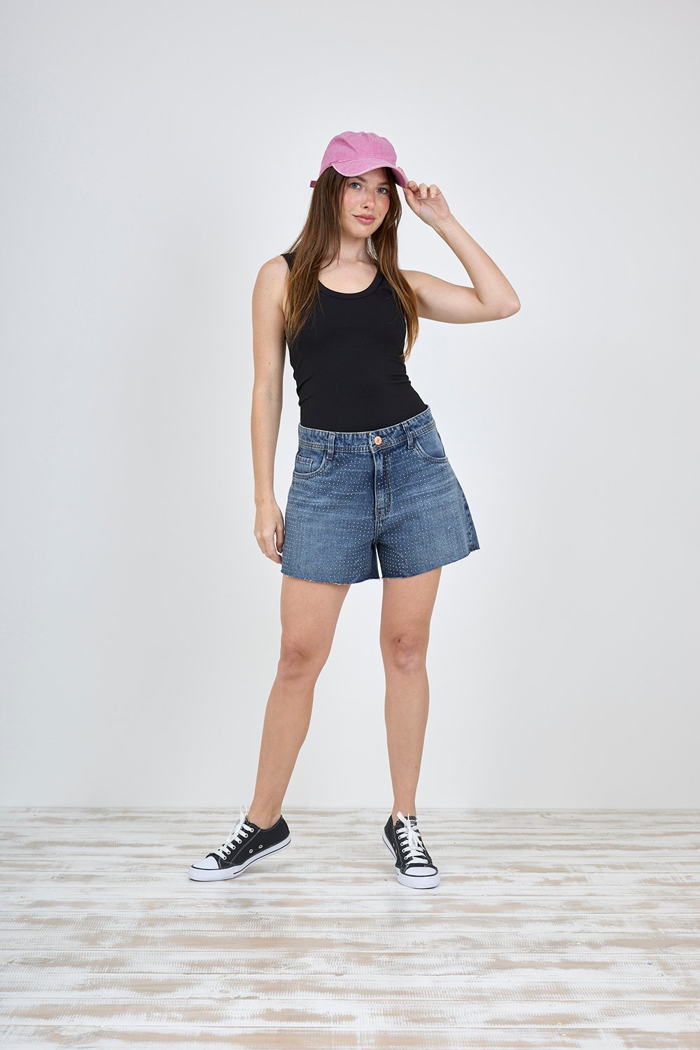 ART. C-105 | SHORT STONE CON BRILLO ADELANTE RÍGIDO