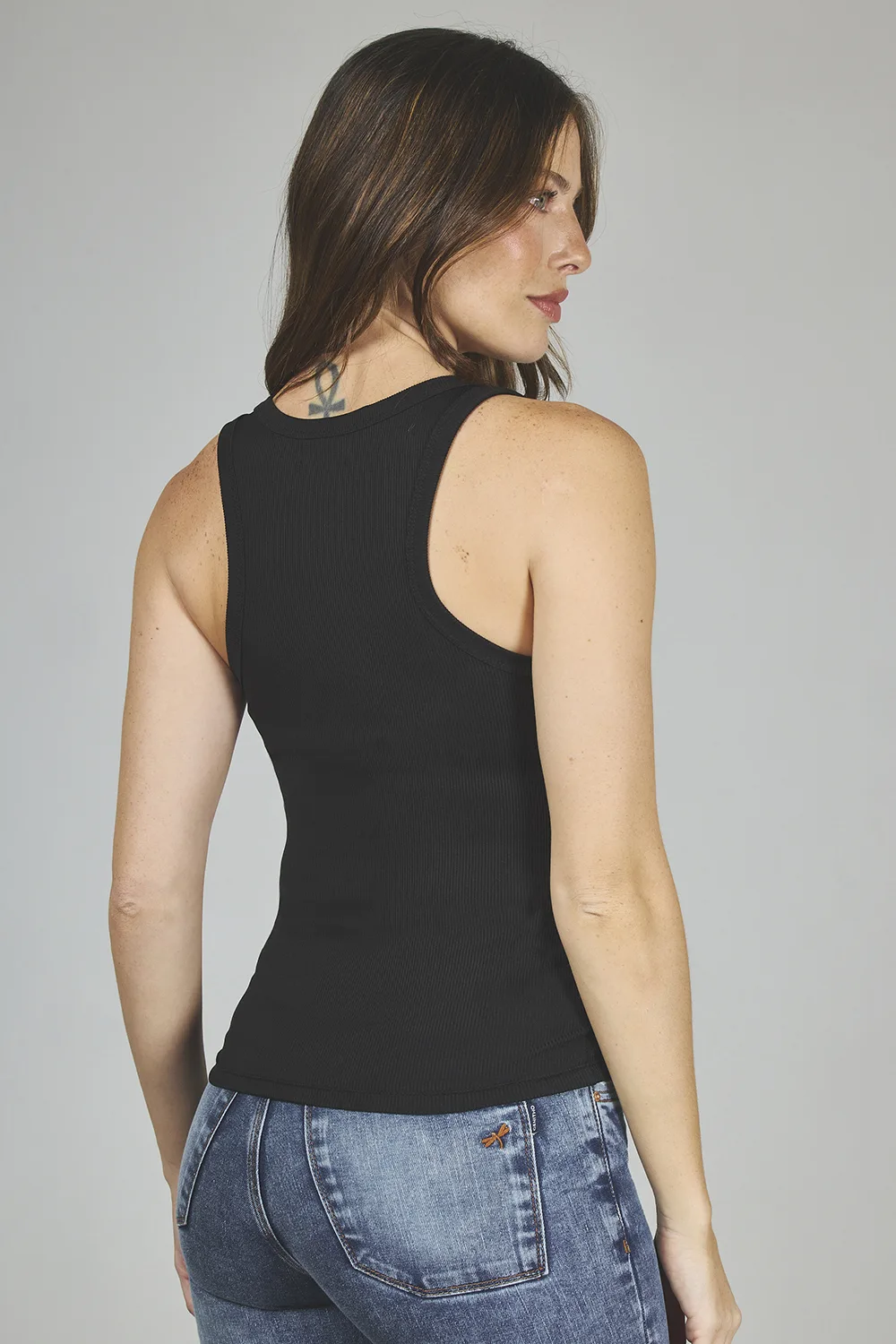 Alternative view of ART. A-71 | MUSCULOSA BÁSICA NEGRA MORLEY